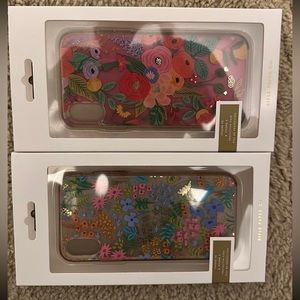 Used iPhone XS covers. Rifle Paper Co